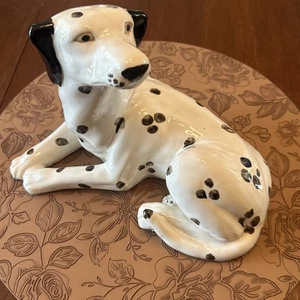 Vintage Dalmatian 10 1/2 inch Statue Figure of Porcelain or Ceramic - Picture 1 of 19