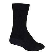 SockGuy Black SGX Wool Socks L/XL