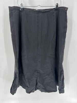 Falda Cherokee vintage para mujer 2X dobladillo plisado negro Y2K años 90 hasta la rodilla informal Foto 1 de 4