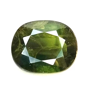 6.30 CTS GREEN NATURAL SAPPHIRE OVAL CUT - Picture 1 of 1