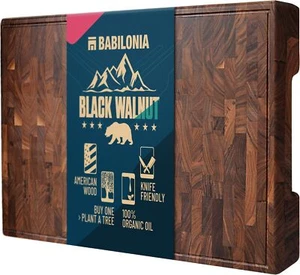 American Black Walnut Cutting Board (ExtraThick 1.7"), Premium Quality & - Picture 1 of 6