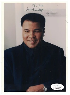 MUHAMMAD ALI Signed JSA COA Autographed 5X7 Photo JSA Not PSA FREE INSURED SHIP - Image 1 of 4