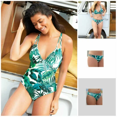 Bravissimo SW385 BYRON BAY BIKINI TOP, SWIMSUIT £36.00 OR BRIEFS £22.00 (AA-40) - Image 1 of 4