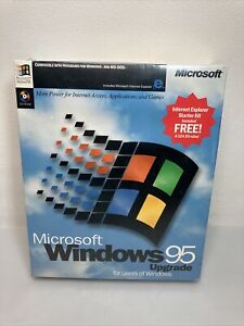Microsoft Windows '95 Upgrade CD-ROM - Sealed Big Box