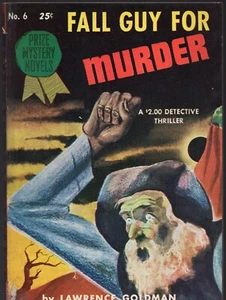 Fall Guy For Murder Lawrence Goldman Vintage Mystery Murder Digest Paperback FN - Bild 1 von 1
