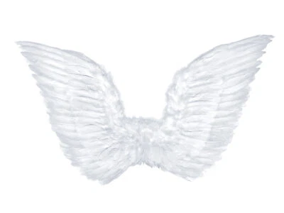 PARTYDECO Engelsflügel 45x75cm zum Umschnallen - Engelskostüm Fasching Halloween Karneval