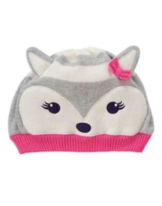 NWT Gymboree Fair Isle Flurry Husky Sweater Beanie Hat Girls M L - Picture 1 of 1