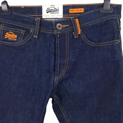 Jeans Dry Slim W32 L32 de Superdry para hombre en azul Foto 1 de 4