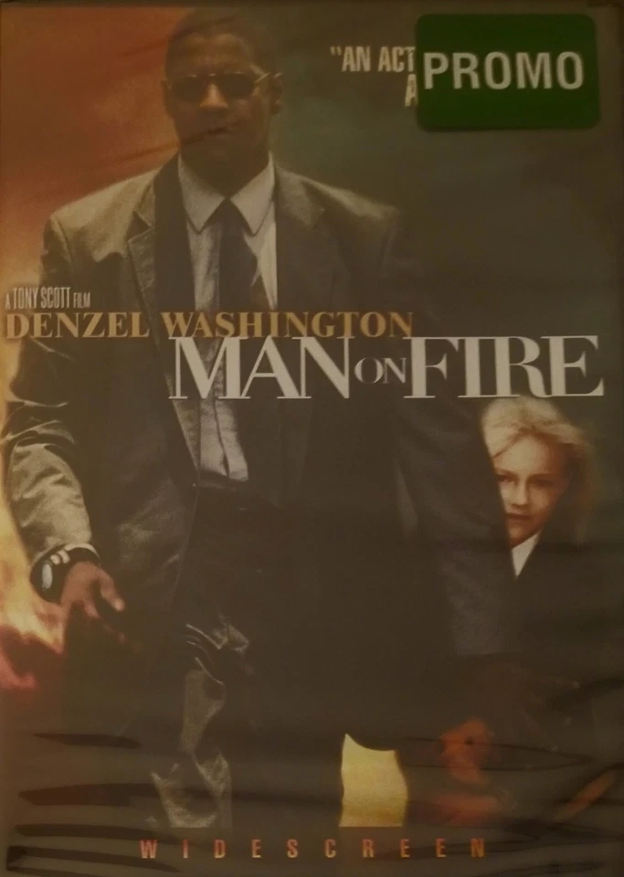 MAN ON FIRE (DVD, PROMO) NEW AND SEALED DENZEL WASHINGTON  - Image 1 of 1