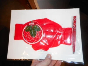 Native American - Red gloves, Dream Catcher and Pen set - NEW/NIB - Picture 1 of 1