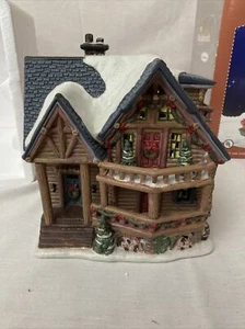 Santas Workbench Lighted Victorian Series Porcelain Lighthouse 2003 - Picture 1 of 4