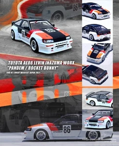 INNO64 MODELS TOYOTA COROLLA AE86 LEVIN INAZUMA WORX PANDEM ROCKET BUNNY - Bild 1 von 13