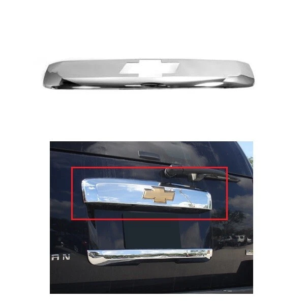 For 2007-2014 Chevy Sububan Tahoe Chrome Top Liftgate Tailgate Handle Covers - Image 1 of 1