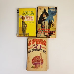 Pulp Paperbacks A Dram of Poison The Case of the Lucky Loser Machineries of Joy - Imagen 1 de 12