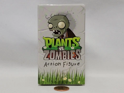 NEW Plants Vs. Zombies 2010 Promo Action Figure SEALED PopCap Games Toy brainz Cover
