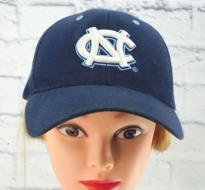 NCAA Zephyr NORTH CAROLINA Tacones Alquitrán Bordados Gancho y Lazo Ajustables Gorra sombrero adulto Foto 1 de 4