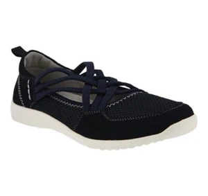 Spring Step Women’s Marilena Casual Shoes Navy Mesh Suede Mary Jane Sz 41 9.5/10 - Picture 1 of 9