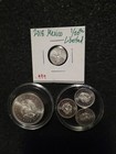 2018 Mexico Libertad And Other .999 Fine Silver Fractional Rounds About .85 Toz.