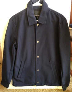 Banana Republic Navy Blue Snap button Casual jacket sz S - Picture 1 of 7