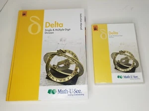Math U See Delta Instruction Manual & DVD - Division, by Steven P Demme - Picture 1 of 6