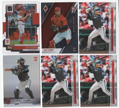 2022 6 ROOKIE CARD LOT RILEY ADAMS - Image 1 of 2