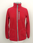 Columbia Kids' Fleece Jacket Size L Red Long Sleeve High Neck Pockets Used F1