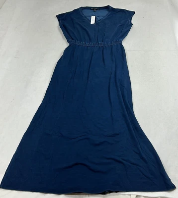 Maxi Vestido Casa Blanca Mercado Negro Riviera Auténtico WKND Mujer Talla Mediana Foto 1 de 4