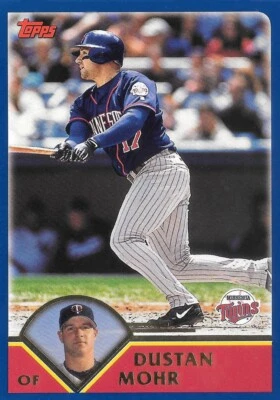 2003 Topps Baseball - #451 Dustan Mohr - Minnesota Twins - Image 1 of 4