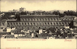 Florenz Firenze Italien Italy Tuscany ~1900 Palazzo Pitti Campanile San Spirito - Picture 1 of 1