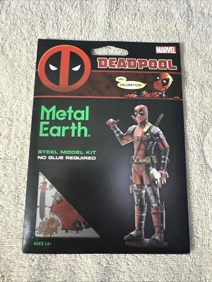 Fascinations Metal Earth DEADPOOL Marvel X-Men Steel Model Kit 3D Same Day Ship - Image 1 of 2
