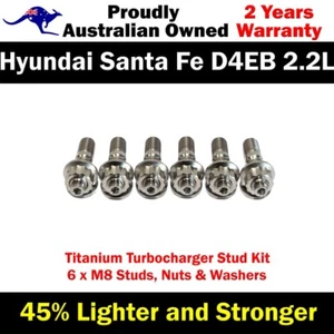 Kit de pernos de cargador turbo de titanio para Hyundai Santa Fe D4EB 2,2 L - Imagen 1 de 3