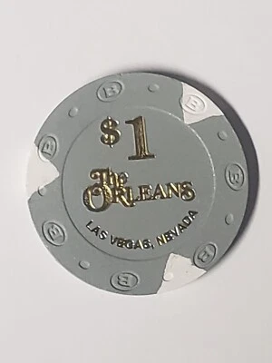 1.00 Chip from the Orleans Casino type 2 Las Vegas Nevada - Image 1 of 2