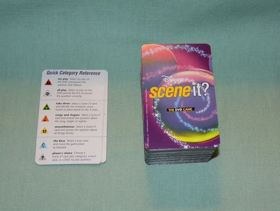 Scene It Disney 2004 - Trivia & Category Ref Cards    #ST31 - Image 1 of 1