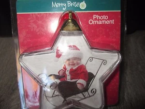 FOTO CLARA ESTRELLA PERSONALIZABLE ÚNICA REGALO LISTO ADORNO NAVIDEÑO DE NAVIDAD - Imagen 1 de 2