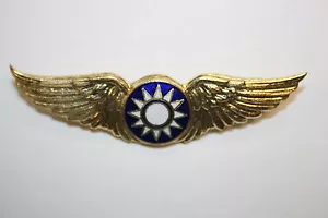 TIGRES VOLADORES DE LA FUERZA AÉREA DEL EJÉRCITO DE ESTADOS UNIDOS AVG ALA DE PILOTO METAL Y ESMALTE EXCELENTE COPIA CBI - Imagen 1 de 2