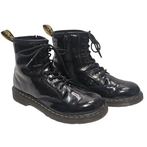 Dr. Doc Martens schwarz Cosmic Glitzer Stiefel 1460 J Damen 5 Herren Größe 4 Unisex - Bild 1 von 10