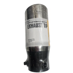 PILOT  MOTOR SPORTS  PM-552 STAINLESS STEEL EXHAUST TIP(L26) - Picture 1 of 8