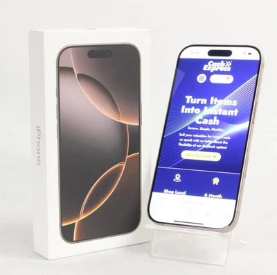 iPhone 16 Pro 128GB Smartphone with Apple Warranty - Desert Titanium (B+)  - Image 1 of 4