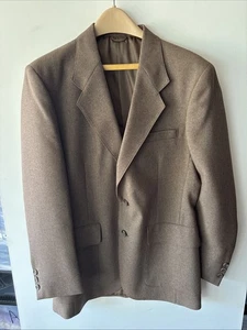 Vintage Levi’s Action Suit 38R Brown Sta-Prest 70s Disco Blazer Sport Coat - Picture 1 of 9