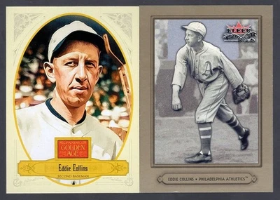 Eddie Collins Lot of 2 2012 Panini Golden Age/2002 Fleer Fall Classic - Image 1 of 2
