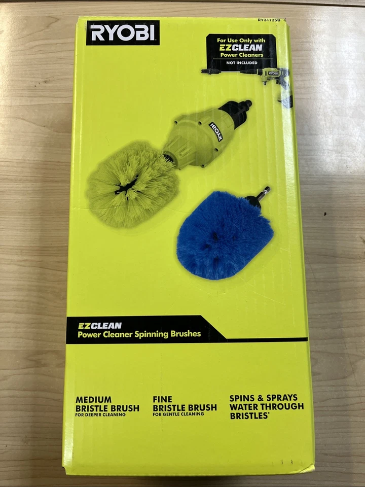 Ryobi EZClean Power Cleaner Spinning Brushes RY3112SB