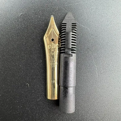 Montblanc Meisterstuck No. Plumín fino y alimentación de oro 146 14K solo 1983-1992 Foto 1 de 4