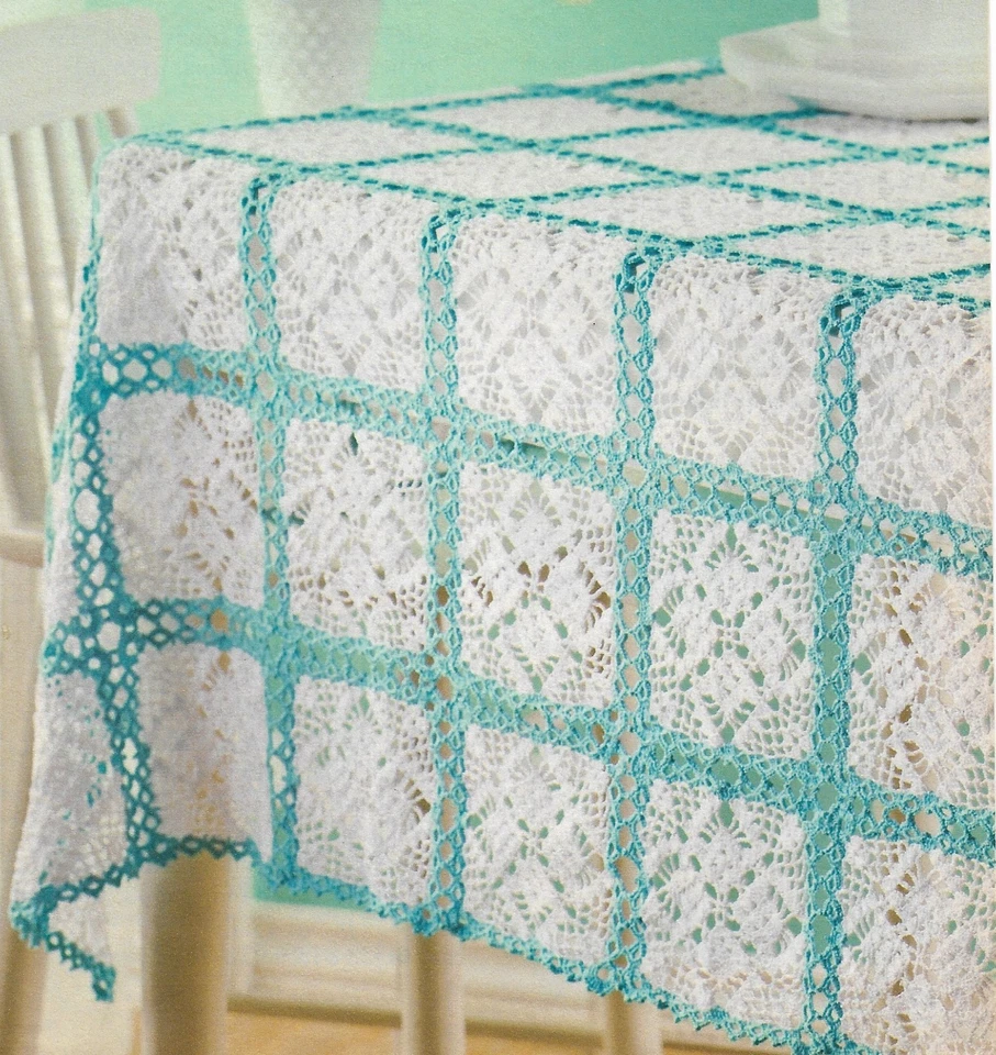 Garden Trellis Tablecloth crochet pattern instructions - Image 1 of 1