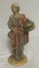 Vintage Solid Resin “Shepherd’s Wife” Nativity Figurine (See Desc.)