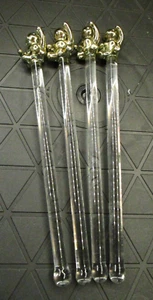 Durchbruch Glas Rührstäbchen Durchbruch Goldbär Rührstäbchen unbeschädigt - Bild 1 von 3