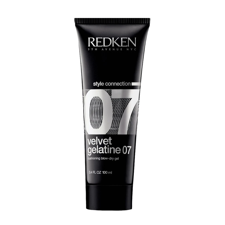Gel amortiguador secado por soplado Redken VELVET GELATINE 07 3,4 OZ, descontinuado difícil de encontrar Foto 1 de 1