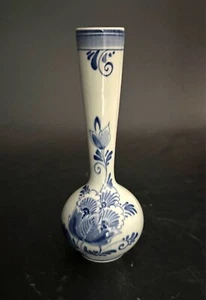 Soliflor Vase rund aus Steingut ROYAL DELFT HOLLAND 1131/17 - Bild 1 von 3