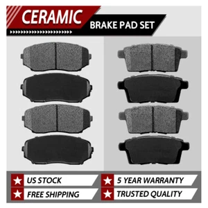 Front and Rear Ceramic Brake Pads For Ford Edge Lincoln MKX Mazda CX-9  CX-7  - Picture 1 of 5