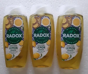 RADOX LEMON HEAVEN, LEMON/MINT SCENT SHOWER GEL 3 X 225ml - Picture 1 of 1