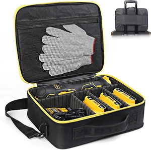 Storage Case for Dewalt 20 DCS354B/356B Battery Charger Travel Organizer Bag Box - Picture 1 of 7